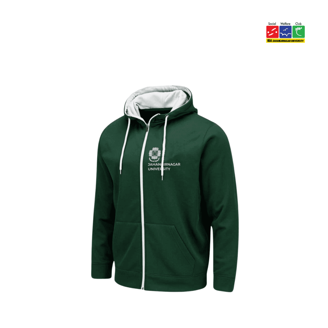 Alt JU Green Stripe Hoodie (Zipper)